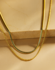 Aurora Double Chain Necklace