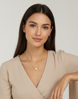 Heart Initial Necklace
