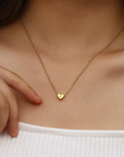 Heart Initial Necklace