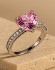 Pink Heart Ring