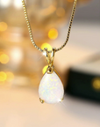 Aurora Teardrop Necklace