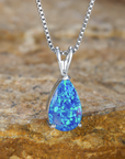 Aurora Teardrop Necklace