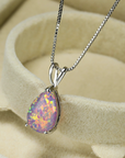 Aurora Teardrop Necklace