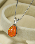 Aurora Teardrop Necklace