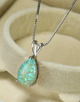 Aurora Teardrop Necklace