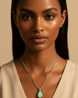 Aurora Teardrop Necklace