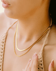 Aurora Double Chain Necklace - Kallesia