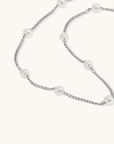 Dainty Pearl Necklace - Kallesia