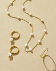 Dainty Pearl Necklace - Kallesia