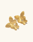Double Butterfly Earrings - Kallesia