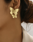 Double Butterfly Earrings - Kallesia