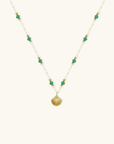 Emerald Shell Necklace - Kallesia