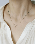 Emerald Shell Necklace - Kallesia