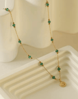 Emerald Shell Necklace - Kallesia