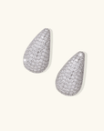 Encrusted Teardrop Earrings - Kallesia