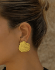 Freya Shell Earrings - Kallesia