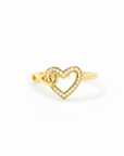 Heart Infinity Ring - Kallesia