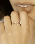 Heart Infinity Ring - Kallesia
