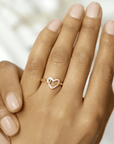 Heart Infinity Ring - Kallesia