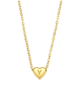 Heart Initial Necklace - Kallesia