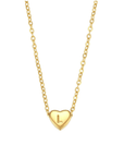 Heart Initial Necklace - Kallesia