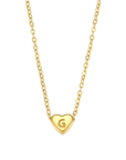 Heart Initial Necklace - Kallesia