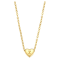 Heart Initial Necklace - Kallesia