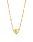 Heart Initial Necklace - Kallesia