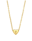 Heart Initial Necklace - Kallesia