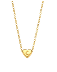 Heart Initial Necklace - Kallesia