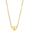 Heart Initial Necklace - Kallesia