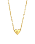 Heart Initial Necklace - Kallesia