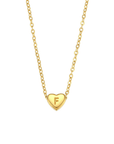 Heart Initial Necklace - Kallesia