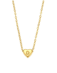 Heart Initial Necklace - Kallesia