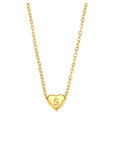Heart Initial Necklace - Kallesia