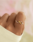 Infinity Feather Ring - Kallesia