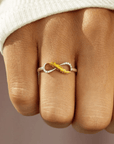 Infinity Feather Ring - Kallesia