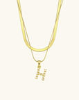 Initial Pearl Necklace - Kallesia