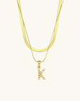 Initial Pearl Necklace - Kallesia