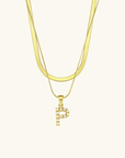 Initial Pearl Necklace - Kallesia