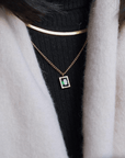 Lisa Double Layered Chain Necklace - Kallesia