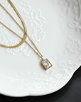 Lisa Double Layered Chain Necklace - Kallesia
