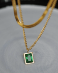 Lisa Double Layered Chain Necklace - Kallesia