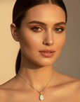 Aurora Teardrop Necklace