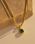Lisa Double Layered Chain Necklace