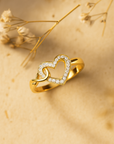 Heart Infinity Ring