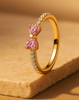 Blush Bow Ring