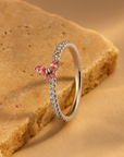 Crystal Butterfly Ring