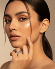 Crystal Butterfly Ring