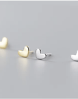 Remi Heart Stud Earrings - Kallesia